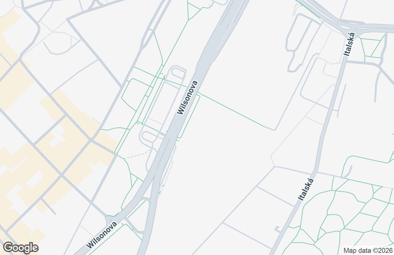 Mapa EasyHours se záznamy příchodů a pracovních míst